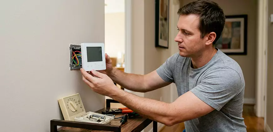 Heat Pump Thermostat Configuration in Eagle Mountain